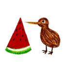 Kiwi Loves Watermelon（個別スタンプ：7）