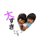 Rino and Shuuta are so cute.（個別スタンプ：16）