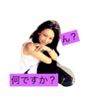 A子のつぶやきショートヘアバージョン(^-^)（個別スタンプ：5）