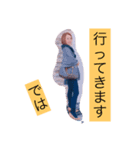 A子のつぶやきショートヘアバージョン(^-^)（個別スタンプ：13）