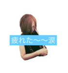 A子のつぶやきショートヘアバージョン(^-^)（個別スタンプ：15）
