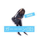 A子のつぶやきショートヘアバージョン(^-^)（個別スタンプ：18）