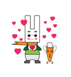 Technical Rabbit and Technical Carrot（個別スタンプ：3）