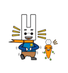 Technical Rabbit and Technical Carrot（個別スタンプ：4）