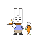 Technical Rabbit and Technical Carrot（個別スタンプ：6）