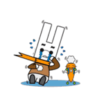 Technical Rabbit and Technical Carrot（個別スタンプ：8）