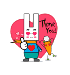Technical Rabbit and Technical Carrot（個別スタンプ：9）