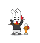 Technical Rabbit and Technical Carrot（個別スタンプ：14）