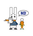 Technical Rabbit and Technical Carrot（個別スタンプ：17）
