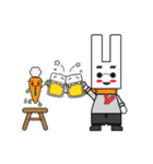 Technical Rabbit and Technical Carrot（個別スタンプ：21）