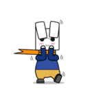 Technical Rabbit and Technical Carrot（個別スタンプ：24）