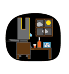 Technical Rabbit and Technical Carrot（個別スタンプ：36）