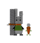 Technical Rabbit and Technical Carrot（個別スタンプ：37）