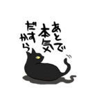 黒猫武士（個別スタンプ：15）