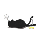 黒猫武士（個別スタンプ：23）
