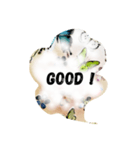 英語でのふわふわ会話（個別スタンプ：9）
