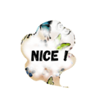 英語でのふわふわ会話（個別スタンプ：10）