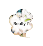 英語でのふわふわ会話（個別スタンプ：12）