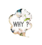英語でのふわふわ会話（個別スタンプ：13）