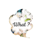 英語でのふわふわ会話（個別スタンプ：14）