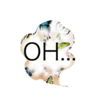英語でのふわふわ会話（個別スタンプ：19）