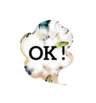 英語でのふわふわ会話（個別スタンプ：25）