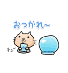 ネコ類初の宇宙飛行士「宇宙ネコ」（個別スタンプ：3）