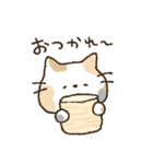 ふんわり三毛猫。*（個別スタンプ：6）