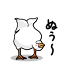 無心なアヒル（個別スタンプ：11）