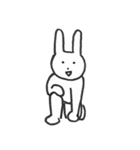 ゆるカワに描けなかったうさぎ2（個別スタンプ：2）