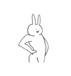 ゆるカワに描けなかったうさぎ2（個別スタンプ：10）