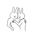 ゆるカワに描けなかったうさぎ2（個別スタンプ：16）