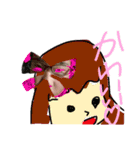 Witch and moon boy（個別スタンプ：2）