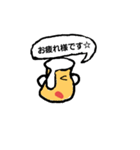 ビール顔スタンプ（個別スタンプ：6）