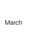 シンプルな日付【3月】（個別スタンプ：2）