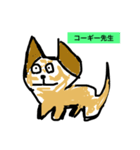 コーギー先生（個別スタンプ：1）
