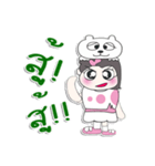 ^_^！！ My name is Yoni...Bear.（個別スタンプ：19）