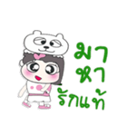 ^_^！！ My name is Yoni...Bear.（個別スタンプ：22）