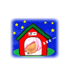 ぷーちゃんのクリスマスと年末年始（個別スタンプ：23）