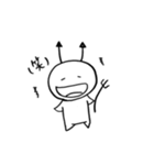 バイ菌ちゃんの感情表現（個別スタンプ：8）