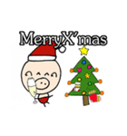 ぶ～吉と仲間たち 新年とクリスマスの挨拶（個別スタンプ：27）