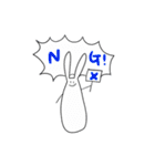 ぼううさぎ（個別スタンプ：7）