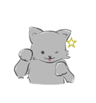 ねずみ色のねこ（個別スタンプ：13）