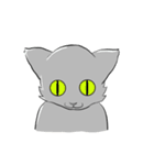 ねずみ色のねこ（個別スタンプ：23）