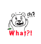 かわいいクマぽん（個別スタンプ：4）