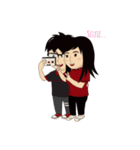 cute couple (ree n jee) full set 1（個別スタンプ：12）