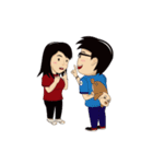 cute couple (ree n jee) full set 1（個別スタンプ：19）
