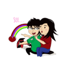 cute couple (ree n jee) full set 1（個別スタンプ：22）
