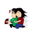 cute couple (ree n jee) full set 1（個別スタンプ：23）