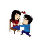cute couple (ree n jee) full set 1（個別スタンプ：29）